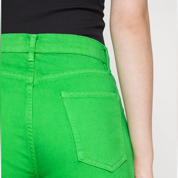 FRAME Le Jane Crop High Rise Straight Leg Jeans - Picture 6 of 8